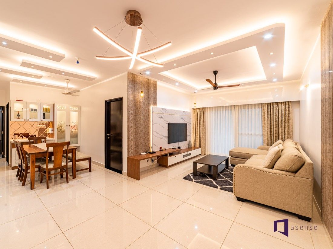 Combining False Ceiling Design with Smart Home Technology